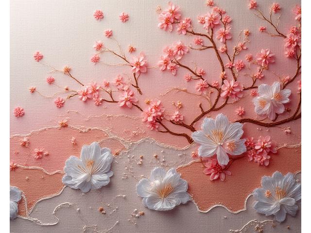 桜、菊、波文様など日本の伝統的な和柄